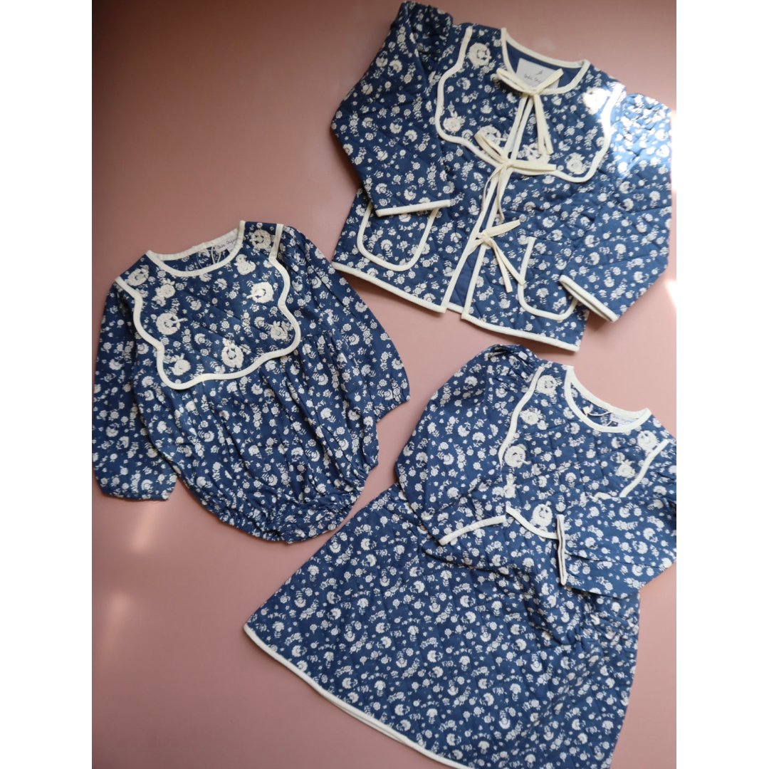 Bebe Organic] Amari Jacket | Padded Ditsy Flor