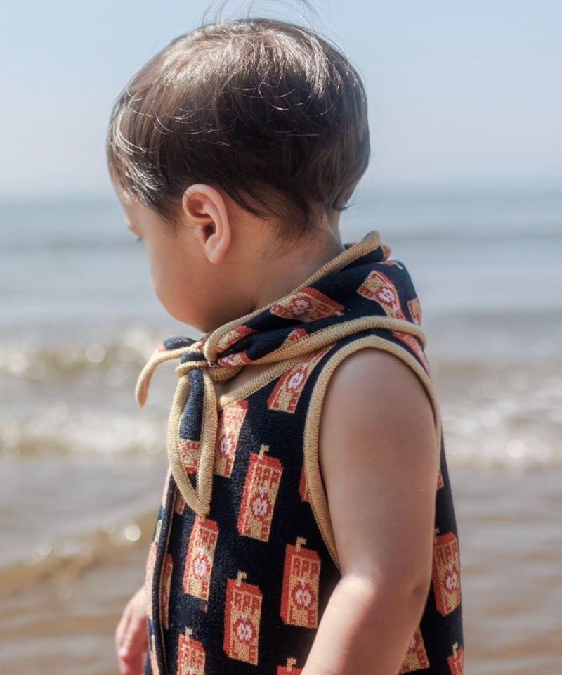MABLI]【残りわずか！】JUICE BOX ROMPER | RED APPLE | R