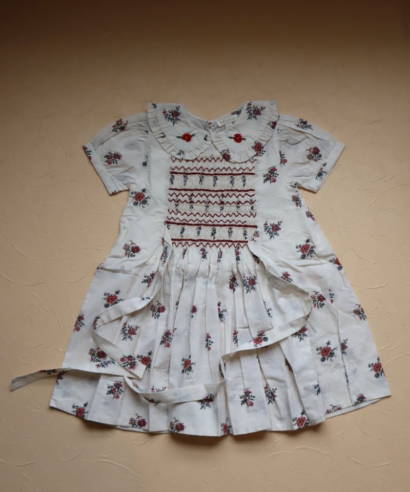 BONJOUR DIARY]【残りわずか！】Handsmock dress | Garden