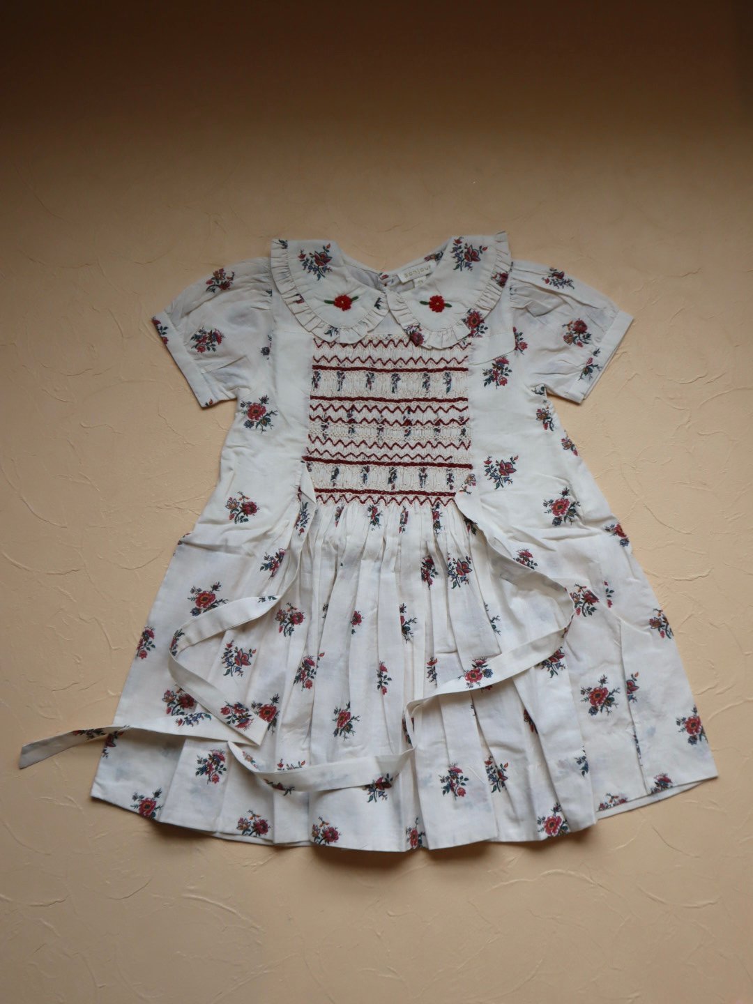 BONJOUR DIARY]【残りわずか！】Handsmock dress | Garden
