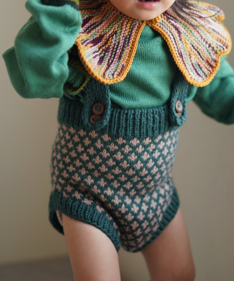 kalinka ロンパース　美品 Kalinka] Edmund Shorts | Pine/Rose Quartz | Ro