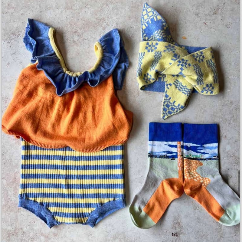 MABLI]【LAST1！！】BARRI BLOOMERS | CHAMBRAY BLUE 