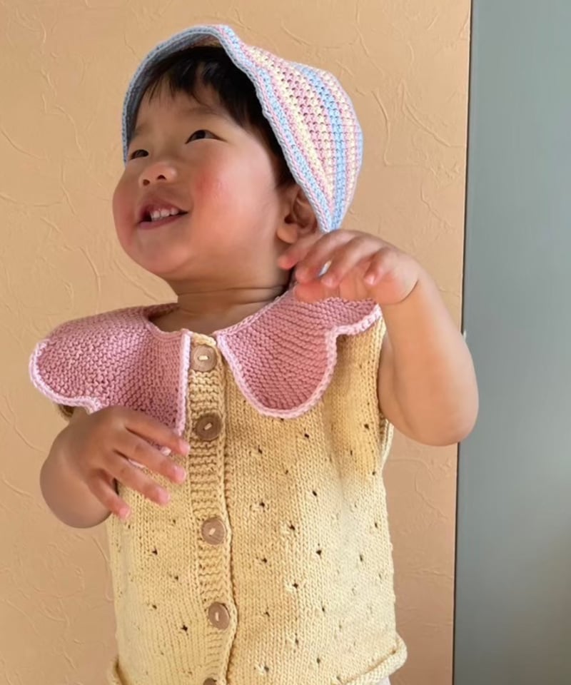 Kalinka]【残りわずか！】Lavender Hat | Pineapple/Blue