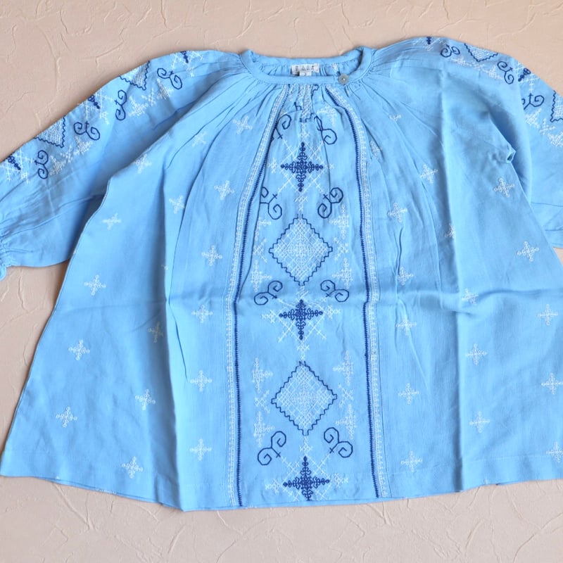 Lali Kids] Crocus Dress | Airy Blue Linen | Ro