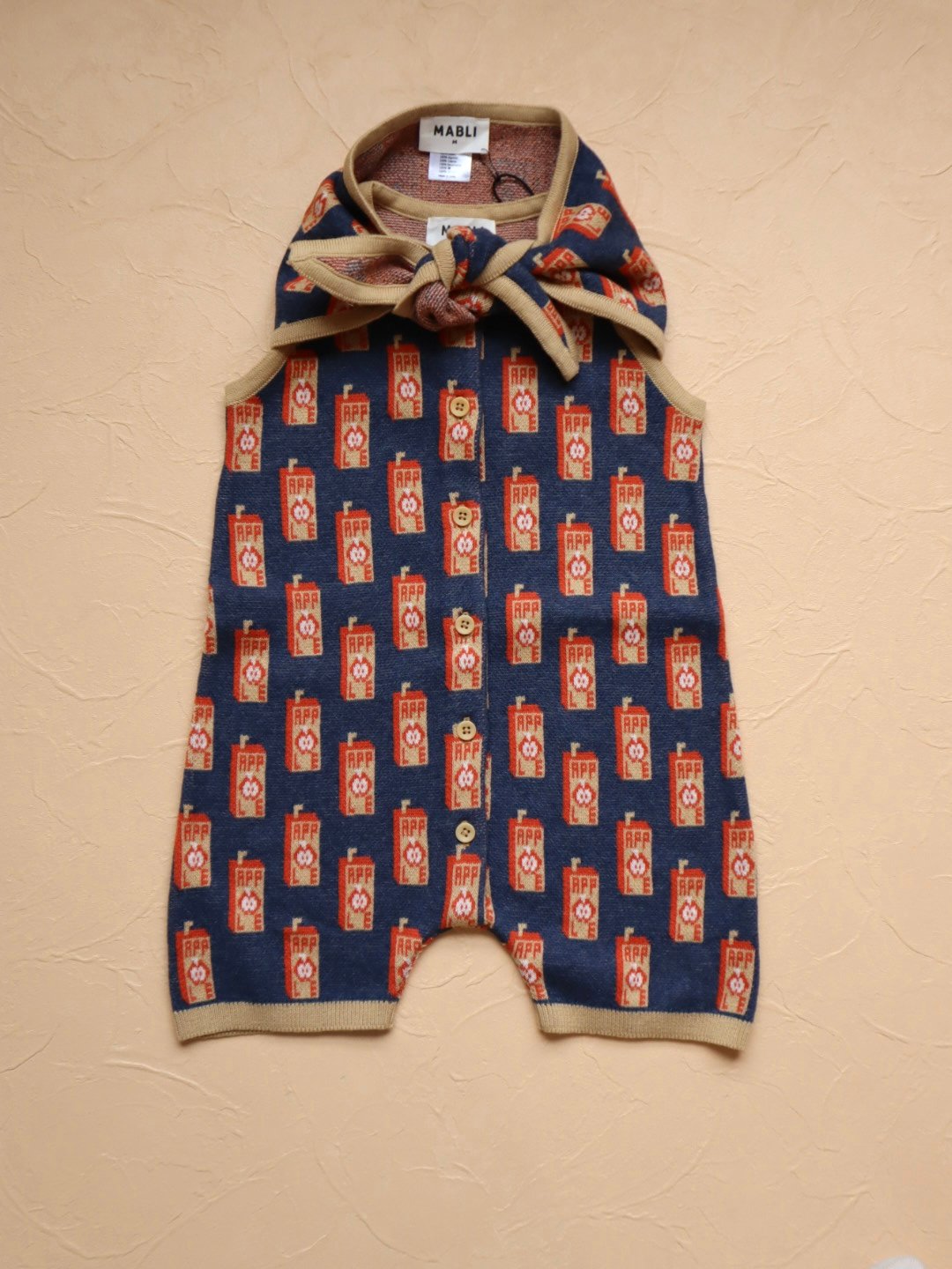MABLI]【残りわずか！】JUICE BOX ROMPER | RED APPLE | R