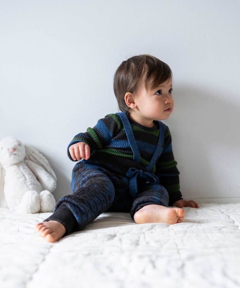 ボトムス MABLI 2024AW BABY ERYRI PANTS ボトムス MABLI 2024AW BABY ERYRI PANTS Eryri Pants - Umber / Denim