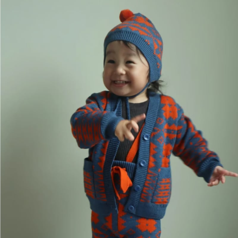 MABLI マブリ ニットロンパース 小人 18M MABLI マブリ ロンパース 18m