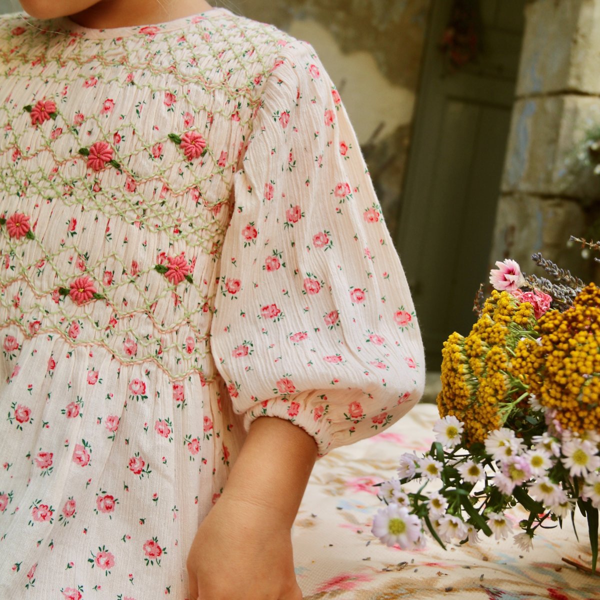 Bonjour diary HANDSMOCK DRESS 2y 2024aw
