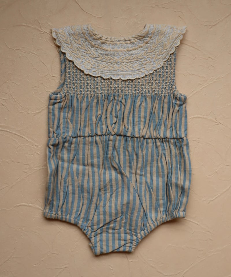 BONJOUR DIARY]【LAST1！！】Romper | Transat stripe