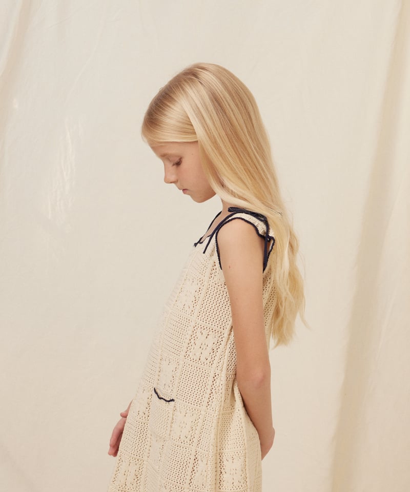 Bebe Organic]【残りわずか！】Elina Dress | Natural Lac
