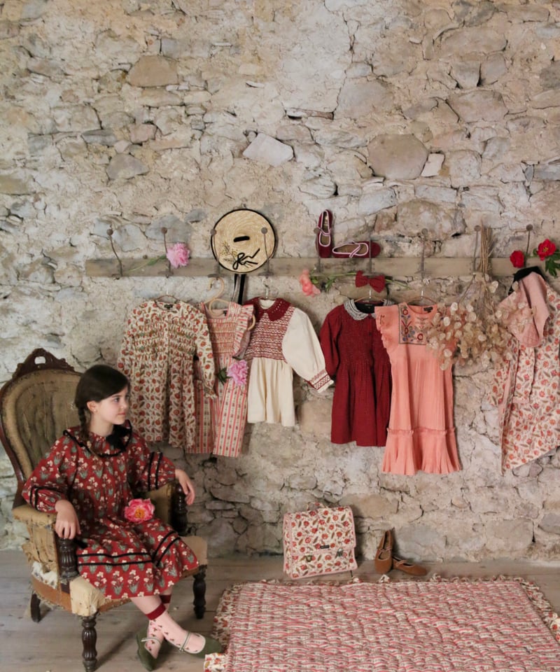 BONJOUR DIARY] HANDSMOCK BLOUSE WITH REMOVABL