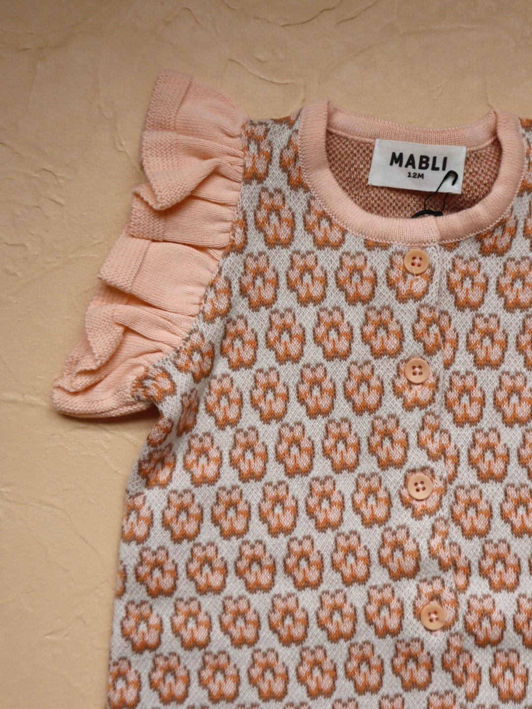 MABLI] DONUT ROMPER | BLUSH | RonRon baby and