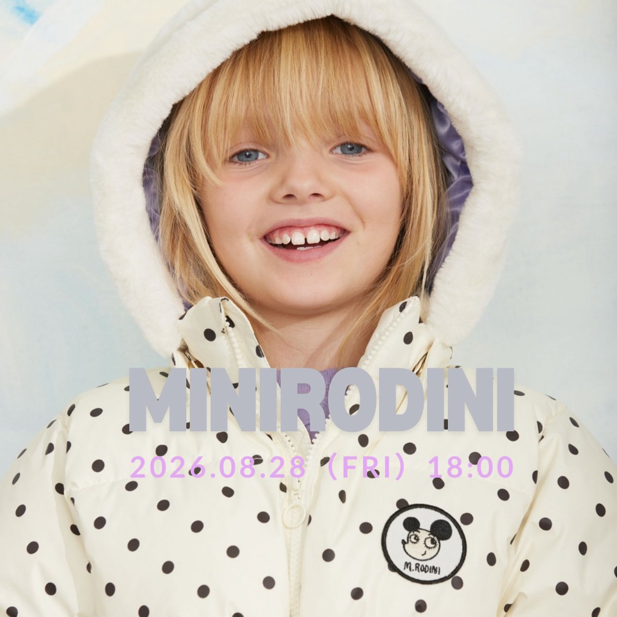MINI RODINI 🏵️🌼🖤🐰̽̈ 26AW DROP1 2026.08.28(fri)