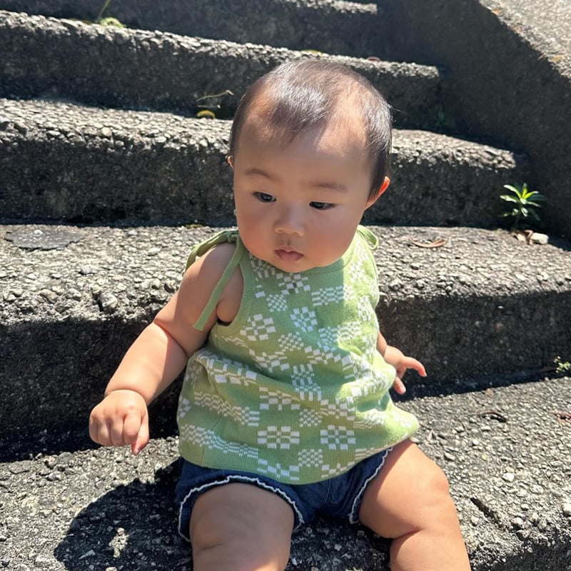 Mabliニットロンパース　2y Mabliニットロンパース 2y MABLI (マブリ)｜le lis blanc