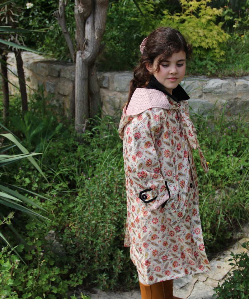BONJOUR DIARY] TRENCH COAT | Aline print | Ro