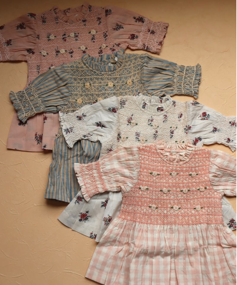 ⭐︎希少⭐︎Bonjour diary handsmock blouse10Y BONJOUR DIARY]【残りわずか！】Handsmocks blouse | Gard