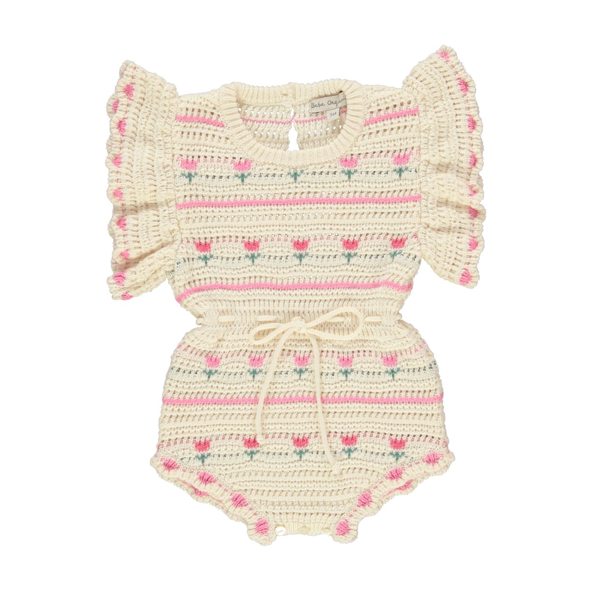 Bebe Organic] Paloma Romper | Tulip Crochet TL