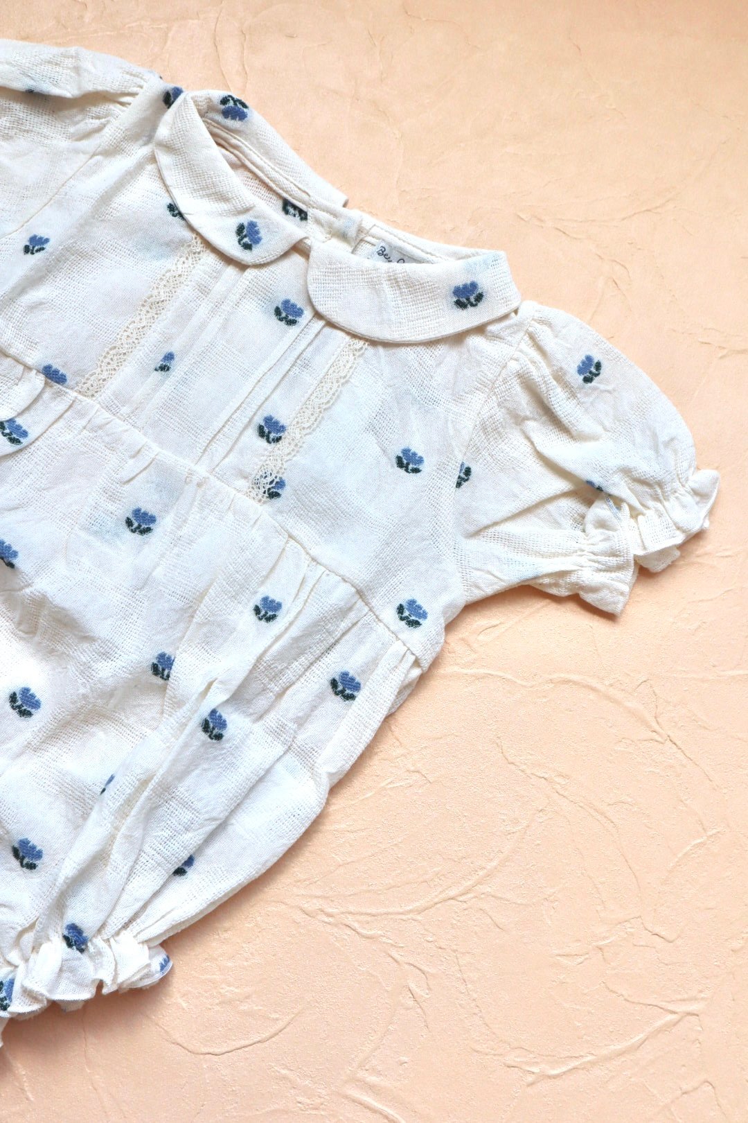 bebe organic ロンパース　18m Bebe Organic Paloma Romper Tulip Crochet ロンパース /9m.12m