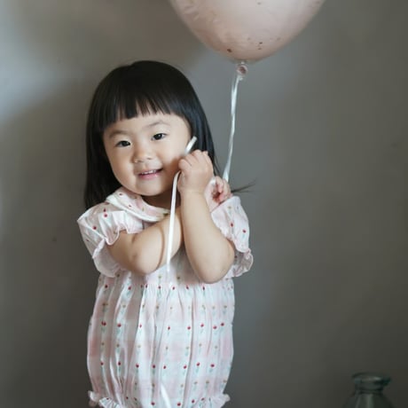 【最終値下げ】Bebe Organic / Silvia Romper 18m Bebe Organic】【50%OFF】Silvia Romper Dusty Pink ロンパース 18m