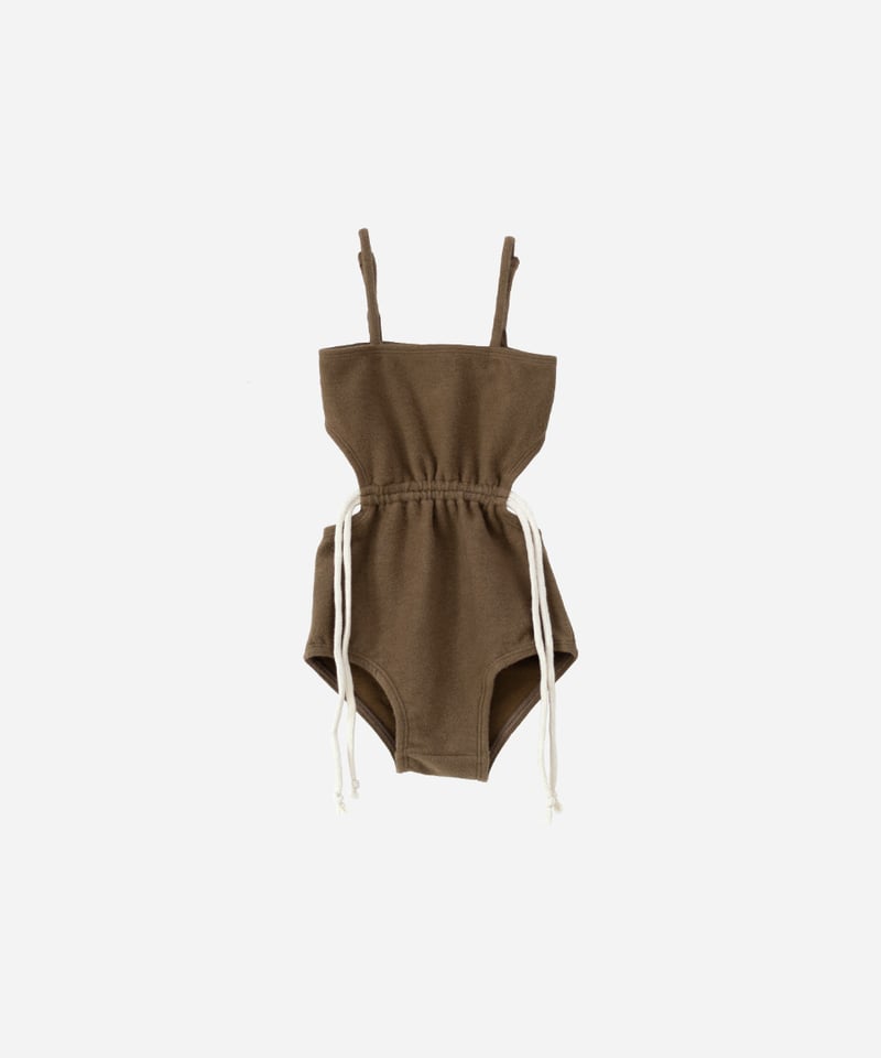 son and daughter ロンパース　2y son and daughter] Loren Romper | Brown | RonRo