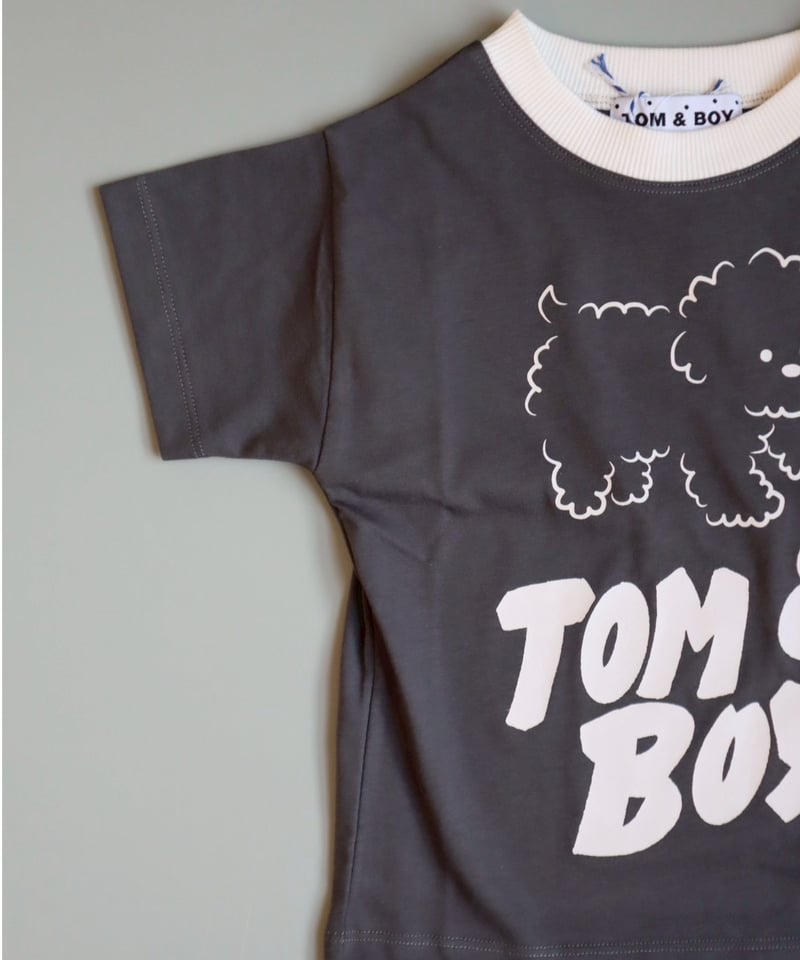 Tom & Boy] T-SHIRT | Black | RonRon baby and m