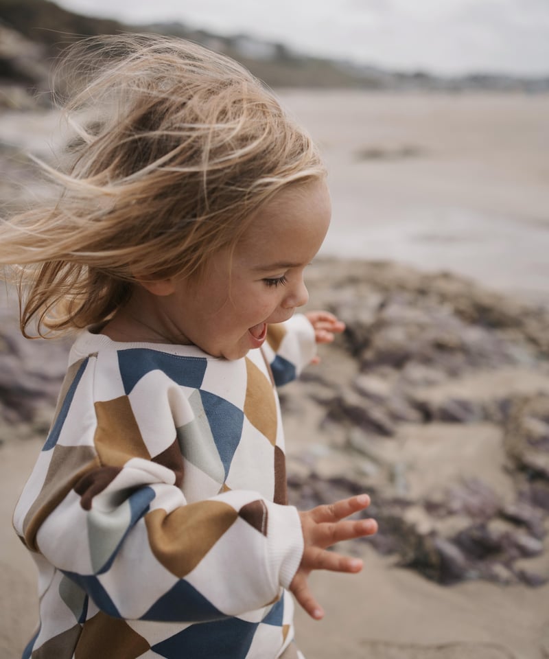 ORGANIC ZOO]【残りわずか！】Kite Patchwork Sweatshirt