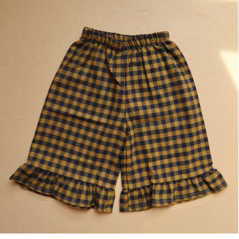 ボトムス organic zoo Gingham Frill Culottes 正規販売店】海外子ども服専門店 SUNNAO（さんなお）- Organic