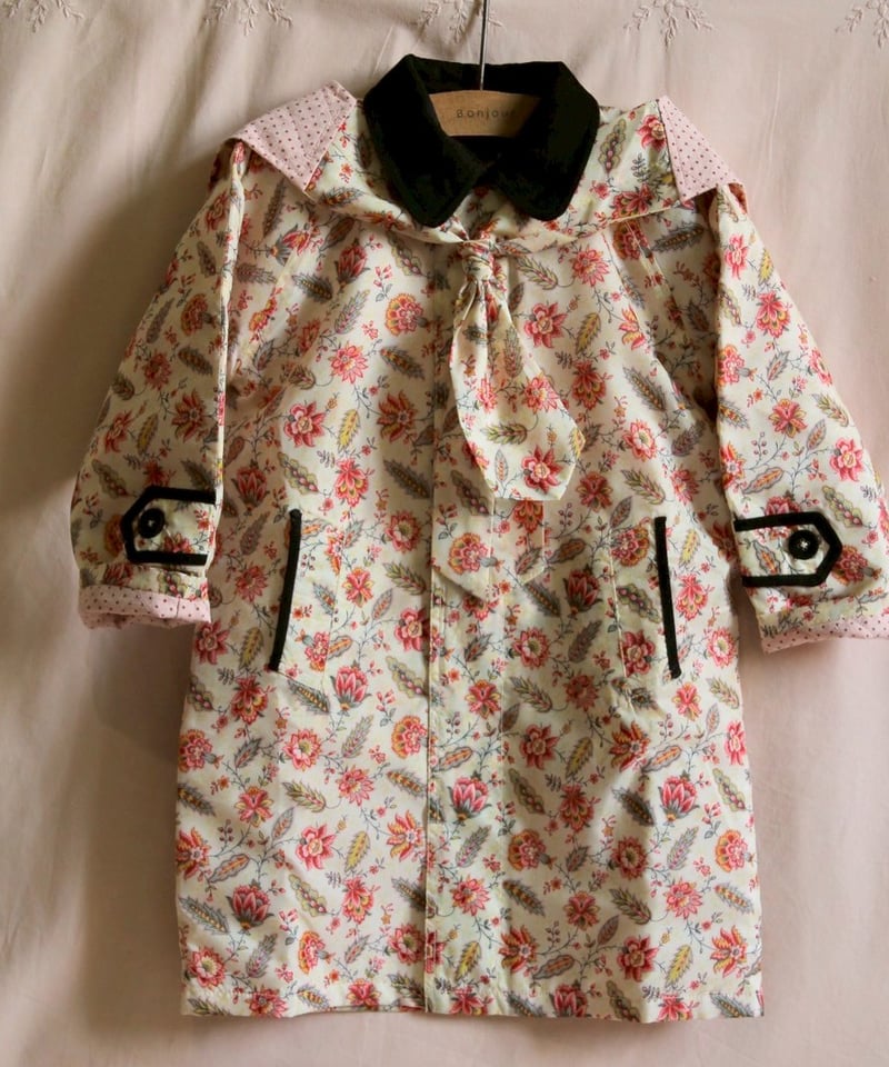 BONJOUR DIARY] TRENCH COAT | Aline print | Ro