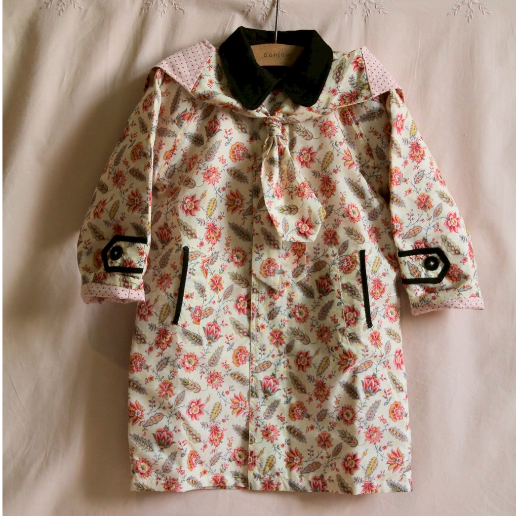 BONJOUR DIARY] TRENCH COAT | Aline print | Ro