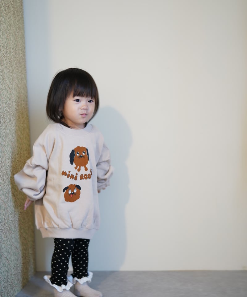 mini rodini] Doggies sp sweatshirt | Grey | Ro