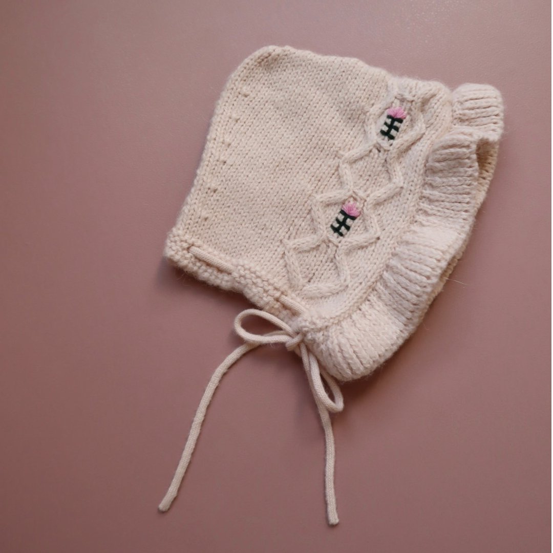 最終価格‼️bebe organic ロンパandボンネ　9m 最終価格‼️bebe organic ロンパandボンネ 9m - メルカリ