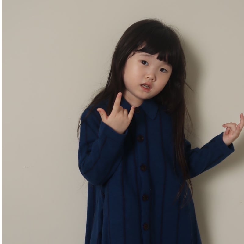 FUB] Felted Coat | POND BLUE | RonRon baby and