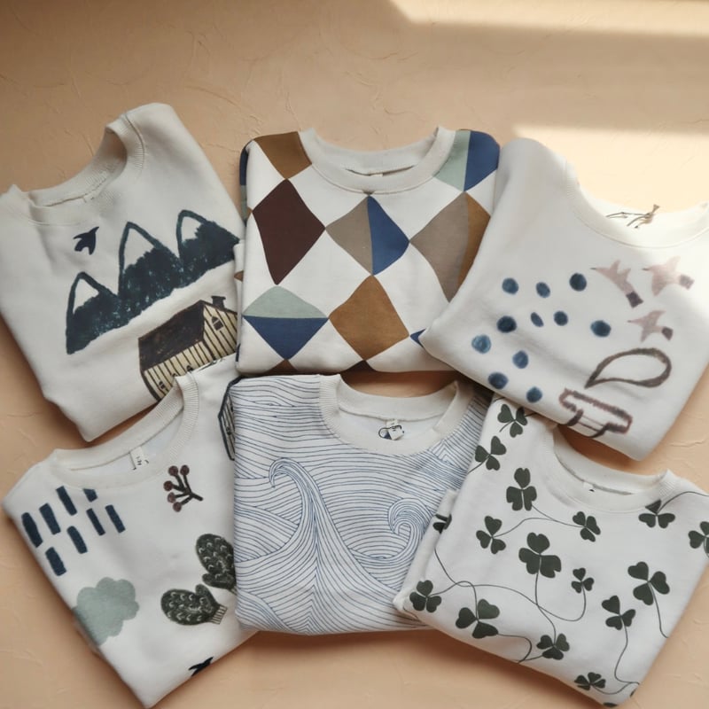 ORGANIC ZOO] Kite Patchwork Sweatshirt Undye