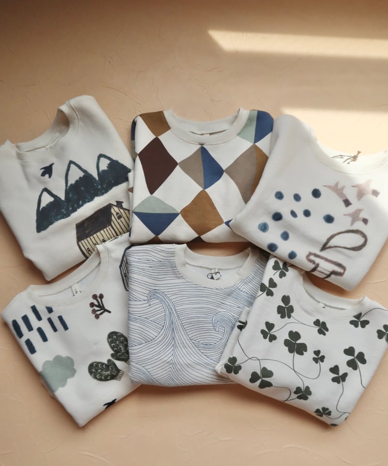 ORGANIC ZOO]【残りわずか！】Kite Patchwork Sweatshirt