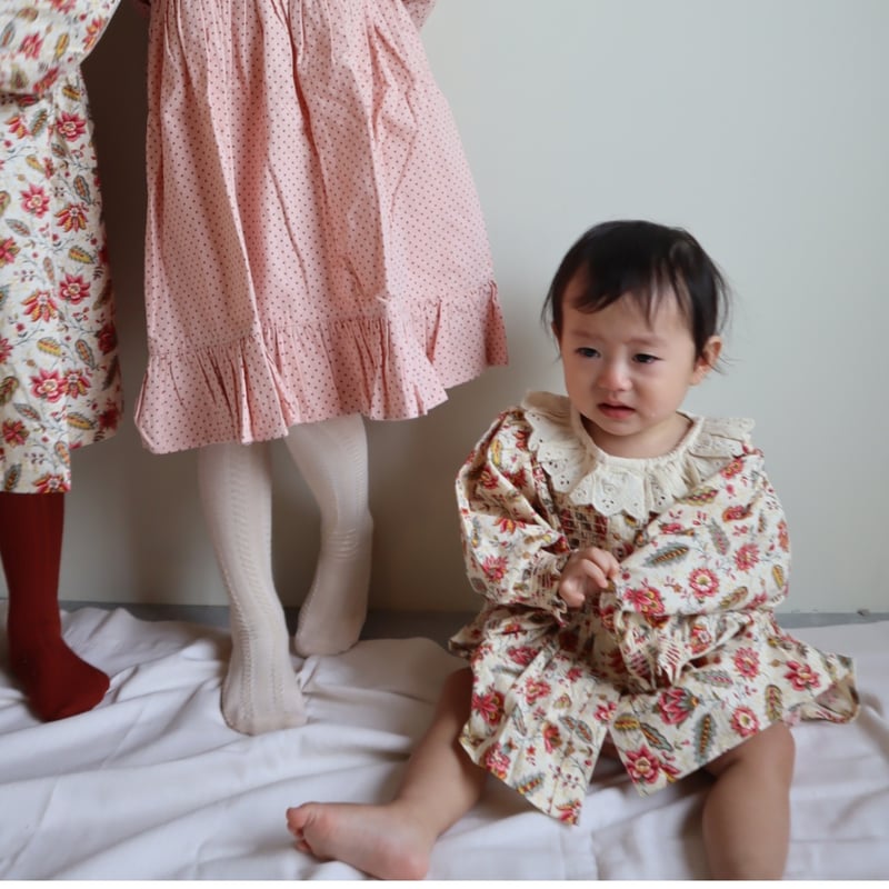 BONJOUR DIARY] BABY SET WITH REVERSIBLE BLOOM
