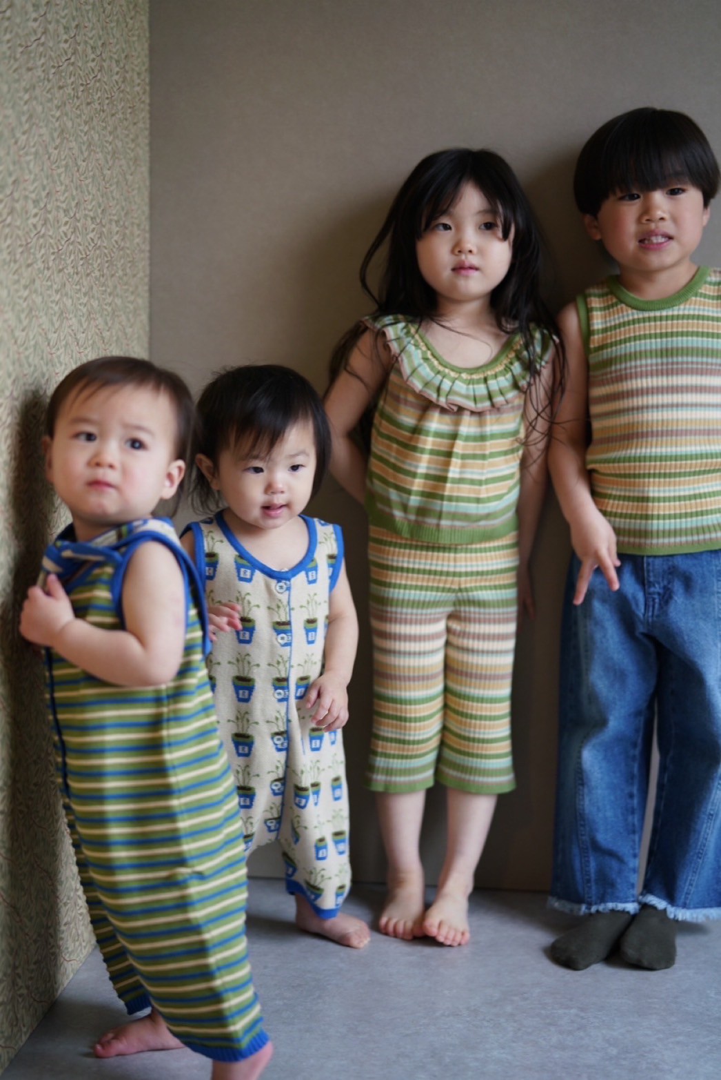 MABLI] SOLVA VEST | MEADOW STRIPE | RonRon bab