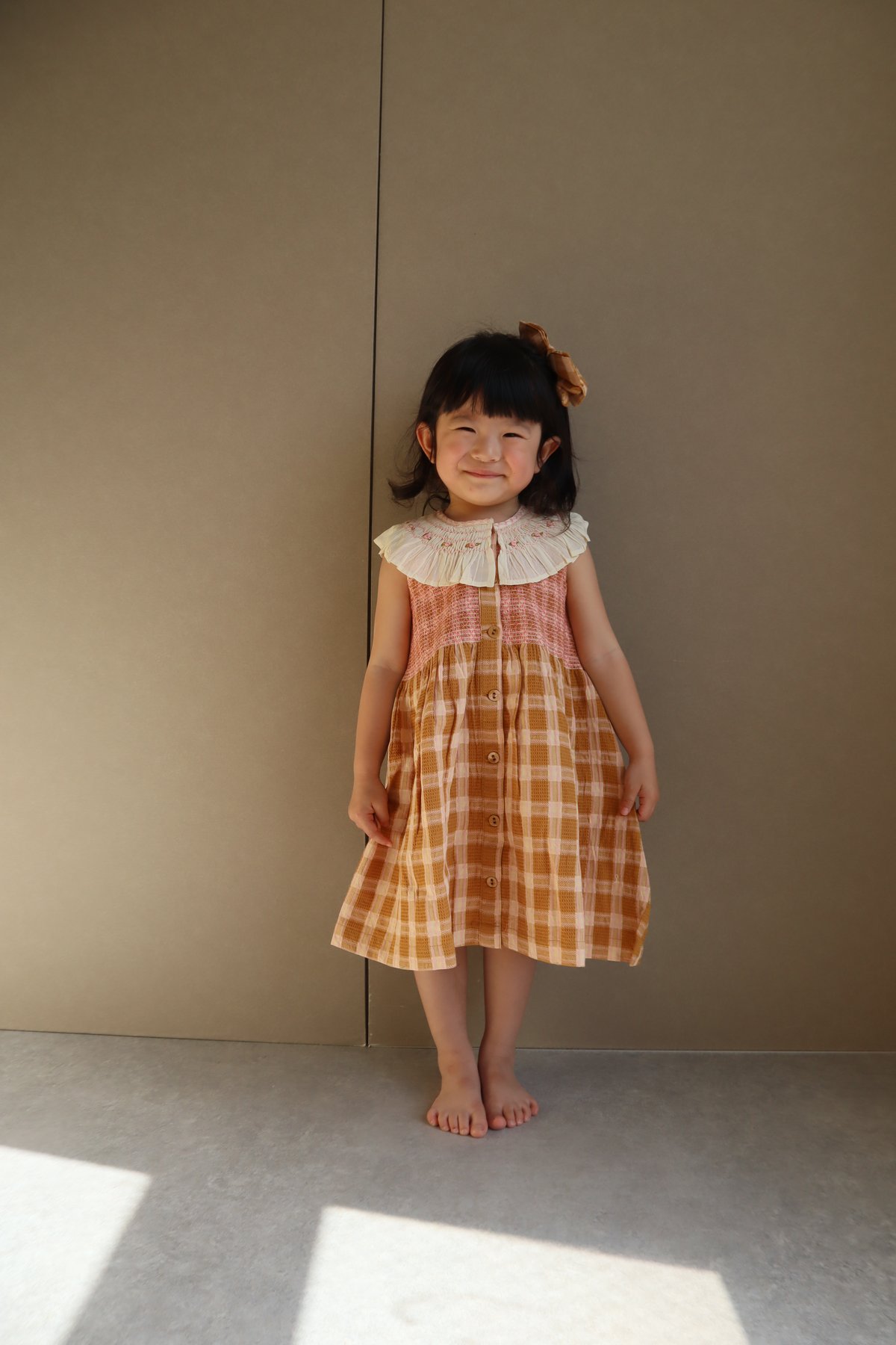 Bonjour Diary ワンピースとヘアクリップ　4y Bonjour Diary ワンピースとヘアクリップ 4y
