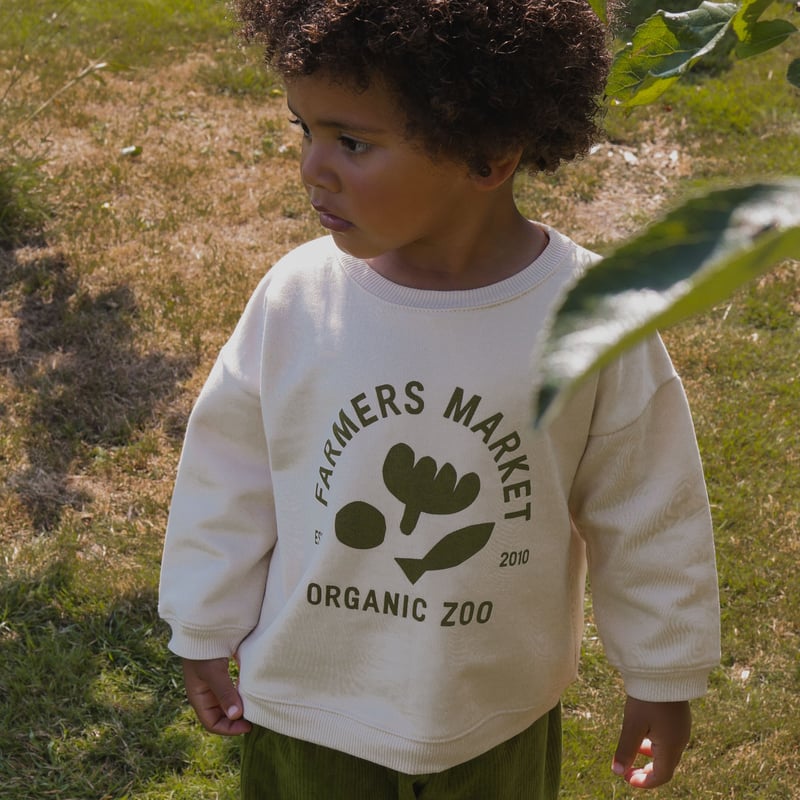 organic zoo Tomato Sweatshirt 3-4y
