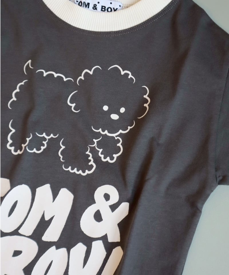 Tom & Boy] T-SHIRT | Black | RonRon baby and m