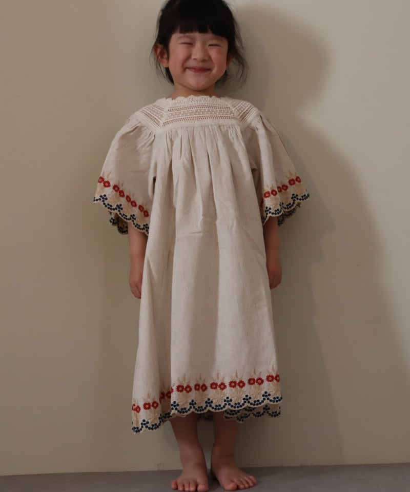BONJOUR DIARY] Dress | Naural cotton flex wit