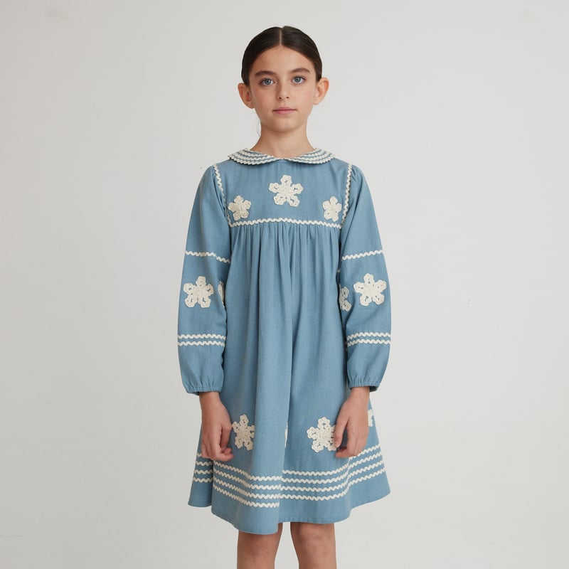 bebe organic ワンピース 3y 25AW】Bebe Organic(べべオーガニック)Zora Apron Dress Padded