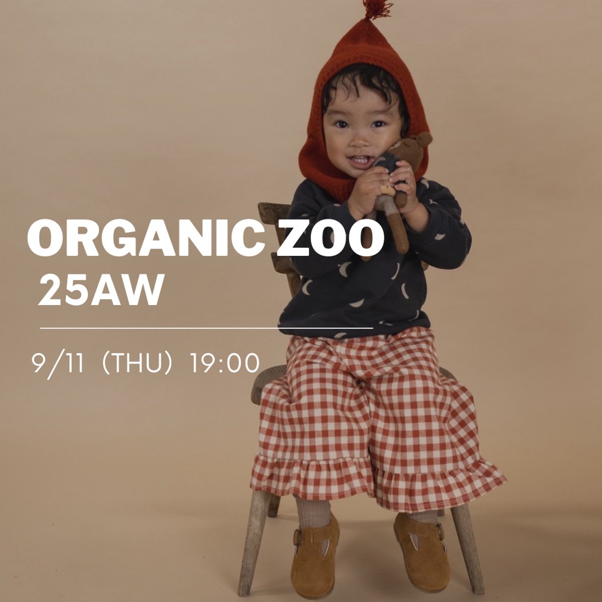 ボトムス 25AW organic zoo Gingham Lodge Pants Shoreline Gingham Lodge Pants | Organic Zoo