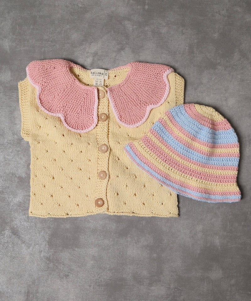 Kalinka]【残りわずか！】Lavender Hat | Pineapple/Blue