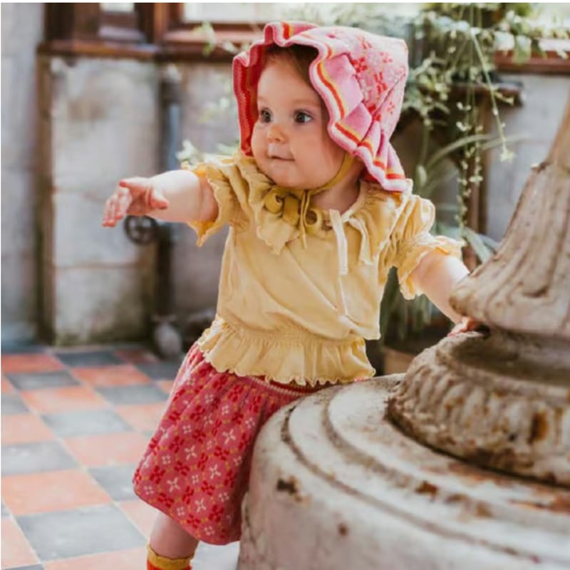 MABLI ニットロンパース　12m MABLI 24AW 〉 ARTIST ROMPER 