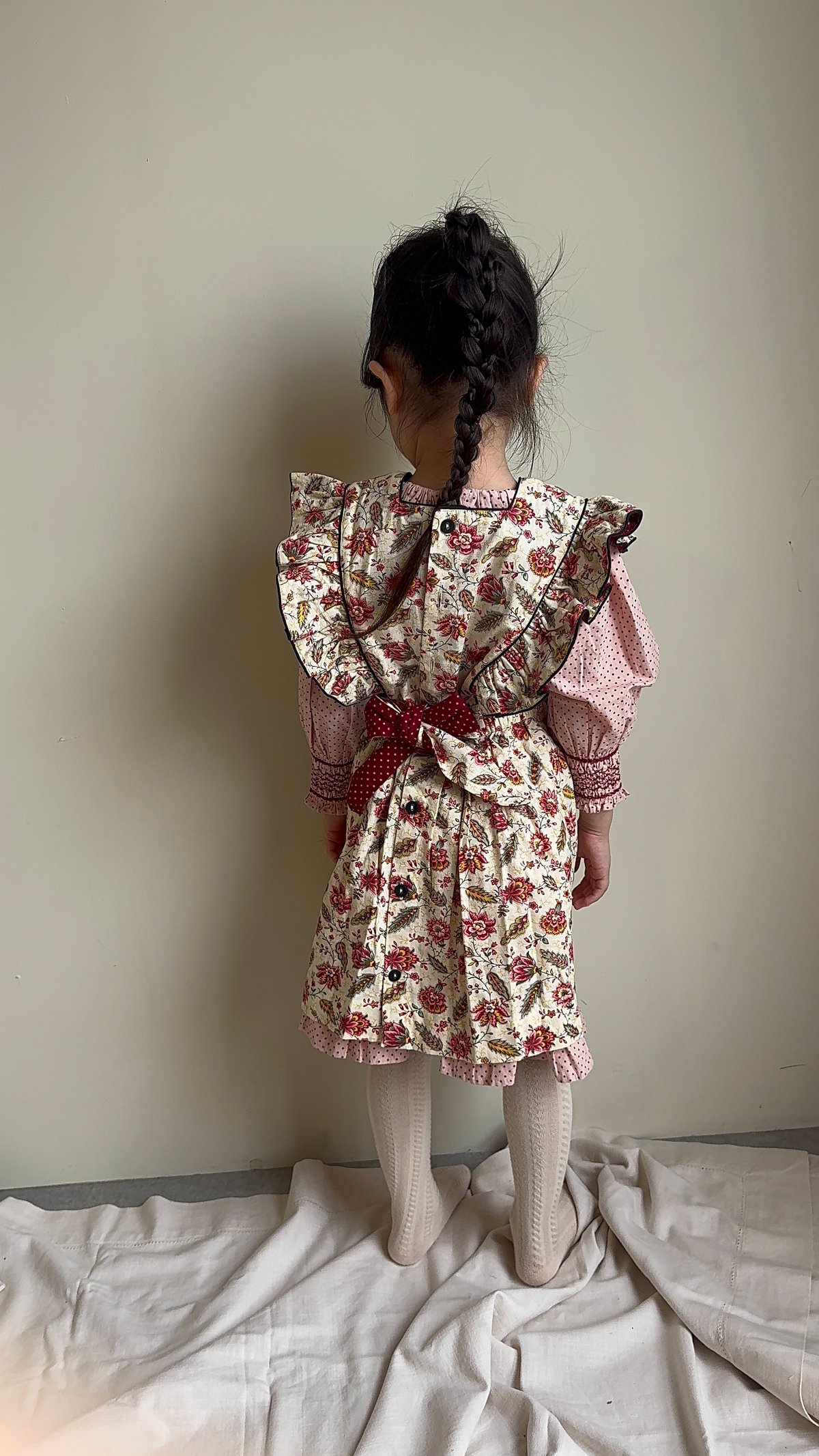 BONJOUR DIARY]【残りわずか！】APRON DRESS | Aline prin