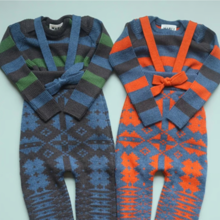 ボトムス MABLI 2024AW BABY ERYRI PANTS ボトムス MABLI 2024AW BABY ERYRI PANTS Eryri Pants - Umber / Denim