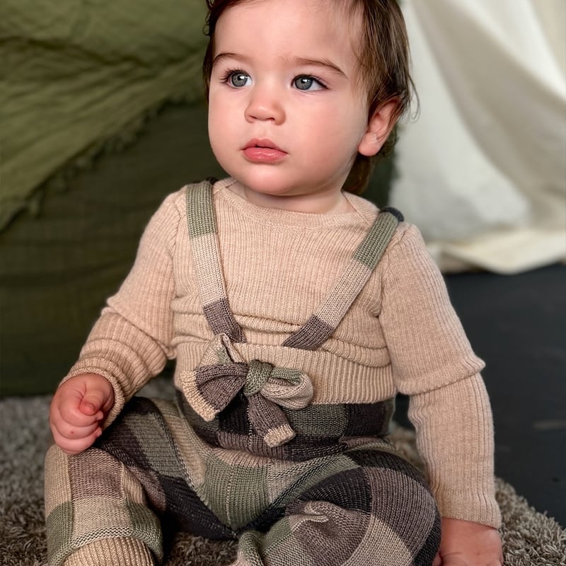 MABLI ニットサロペット18M【新品】 mabli 18m MABLI ニットサロペット18M【新品】 mabli MABLI