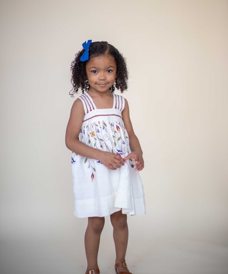 Lali Kids]【残りわずか！】Siena Dress | Opaline Silk |