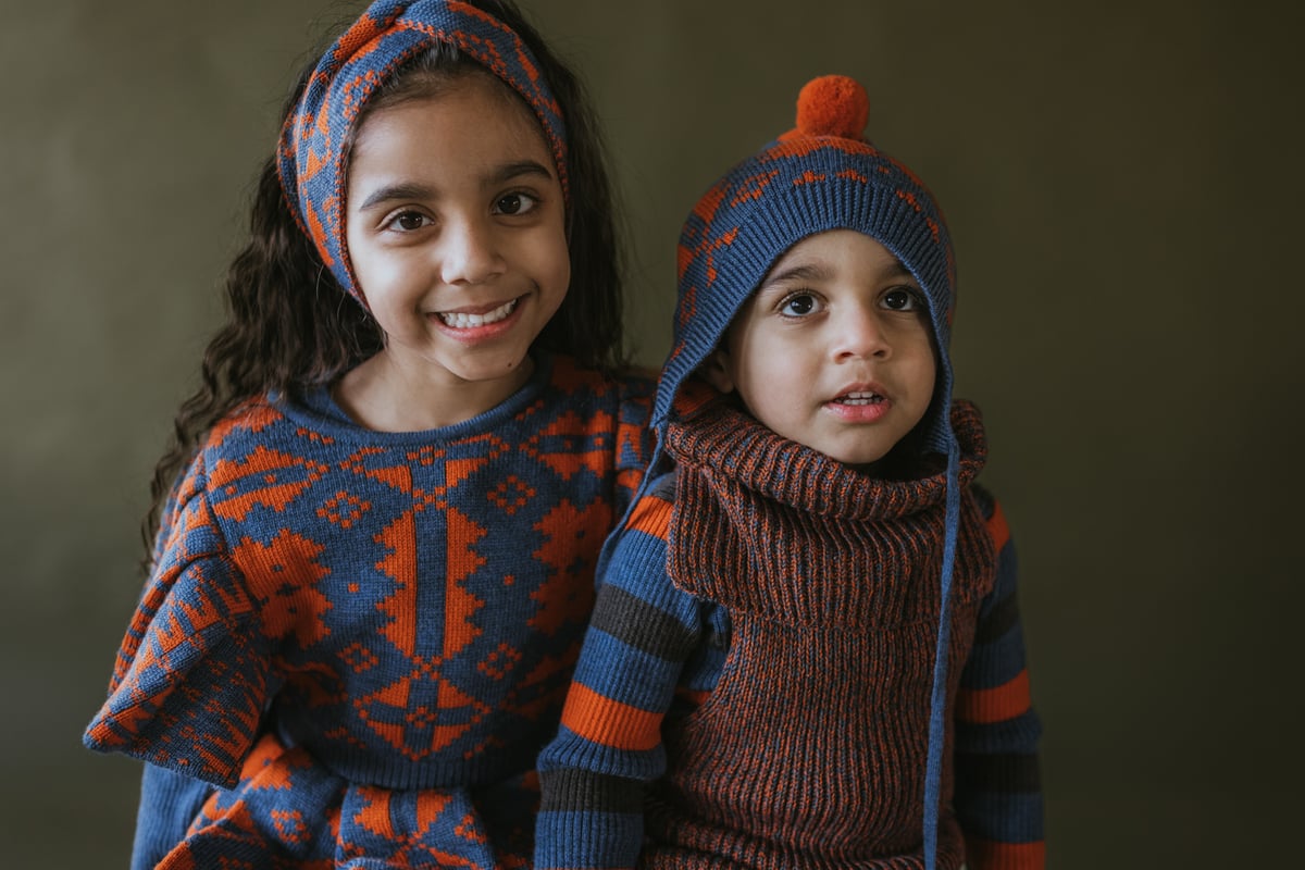 MABLI]【LAST2点！】ERYRI BONNET | DENIM / PUMPKIN