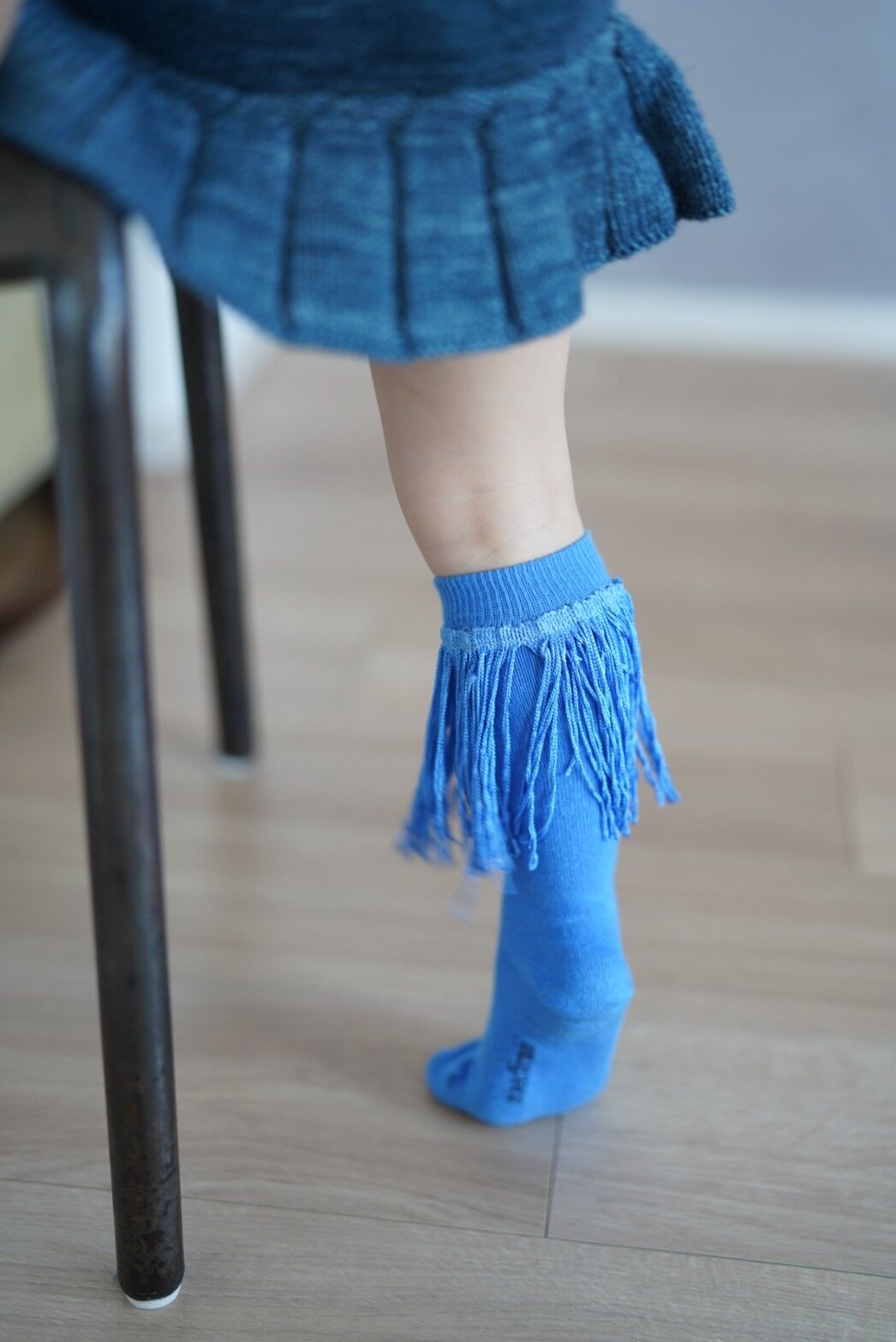MAED FOR MINI]DOLLY DOLPHIN KNEESOCKS | Blue